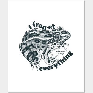 I frog-et everything Posters and Art